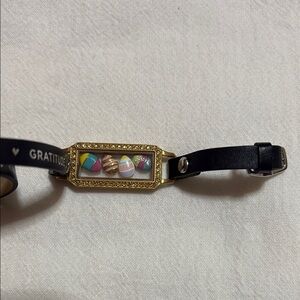 Origami Owl inspirational words Bracelet (egg charms).